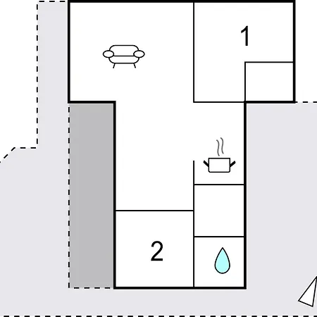 Сasa de vacaciones 2 Bedroom Awesome In Jægerspris